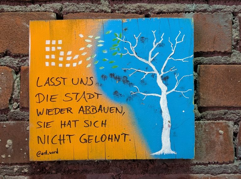 Die Stadt abbauen